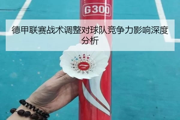 德甲联赛战术调整对球队竞争力影响深度分析